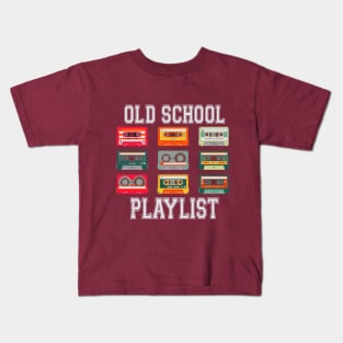 Old School Playlist! Kids T-Shirt